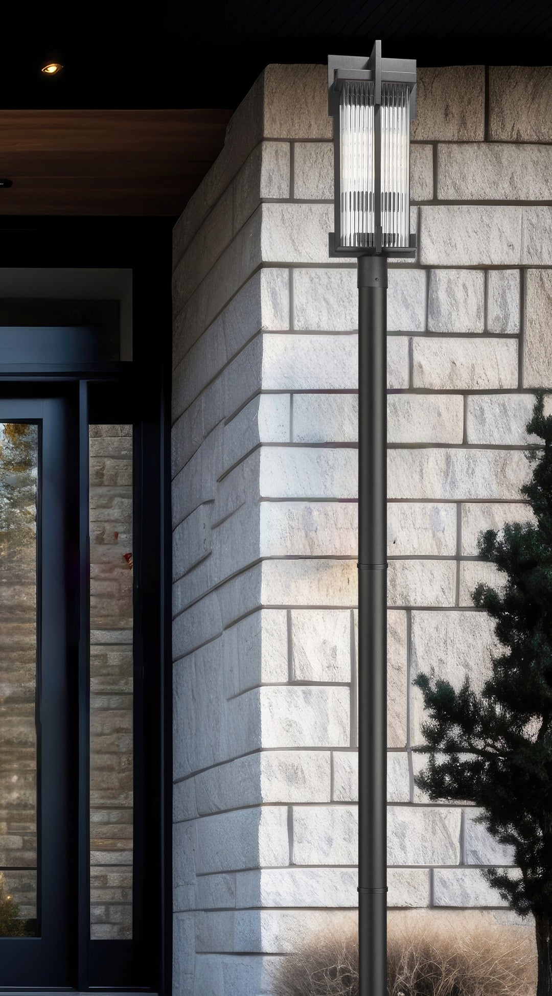 Fortis - 2 Light Outdoor Post Light (5031PHBR-5009P96)