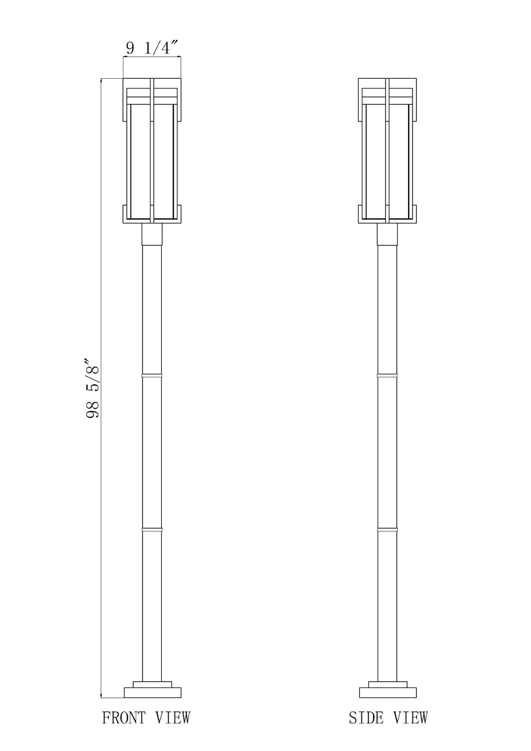 Fortis - 2 Light Outdoor Post Light