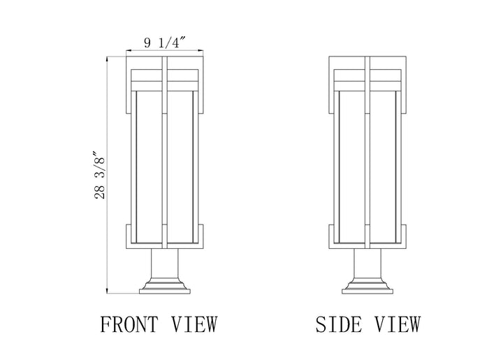 Fortis - Outdoor Pier Mount Light