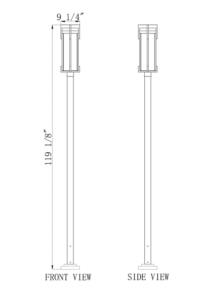 Fortis - 2 Light Outdoor Post Light (5031PHBS-536P)