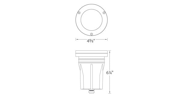 3" Inground 12V Landscape Recessed LED