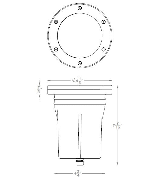 Grand Inground 12V Landscape Recessed LED