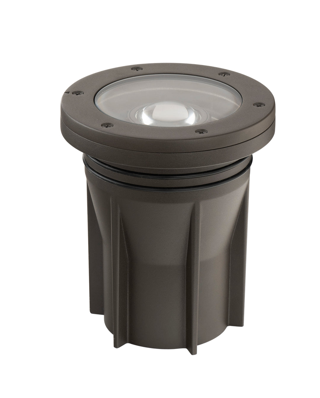 Grand Inground 120V Landscape Recessed LED in Bronze on Brass by WAC Lighting