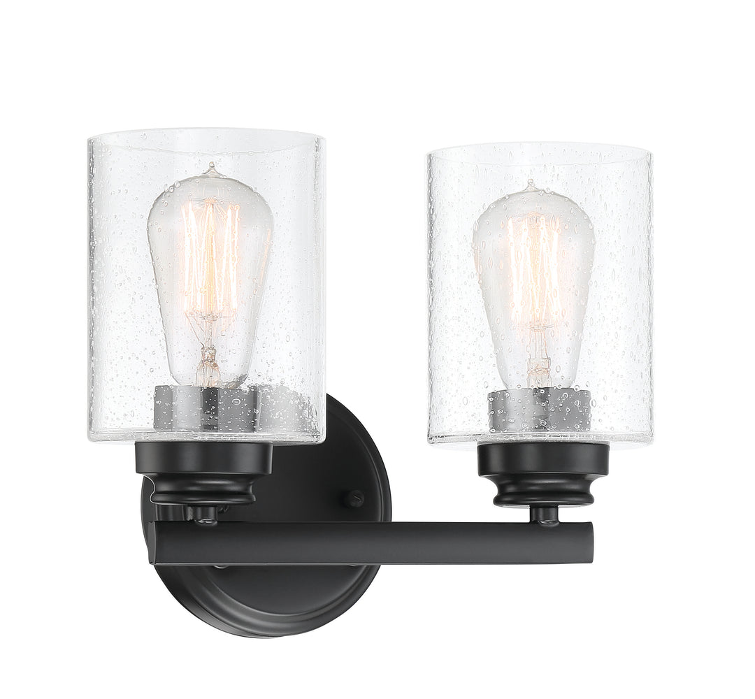 Bolden Vanity Light in Flat Black by Craftmade