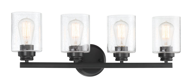 Bolden Vanity Light in Flat Black by Craftmade