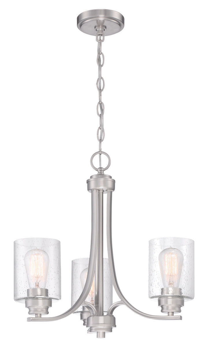 Bolden Chandelier in Brushed Polished Nickel by Craftmade