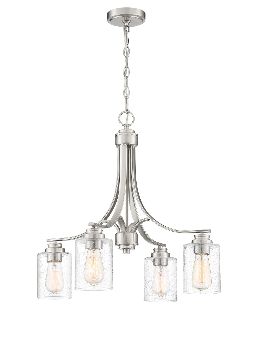 Bolden Chandelier in Brushed Polished Nickel by Craftmade