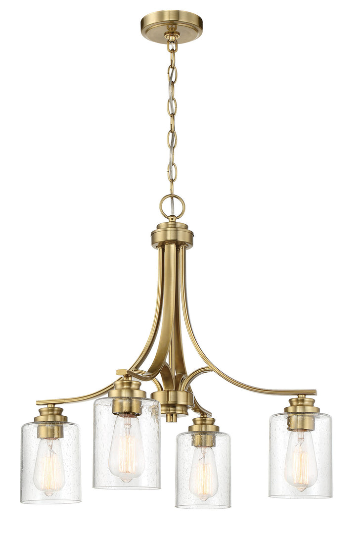 Bolden Chandelier in Satin Brass by Craftmade