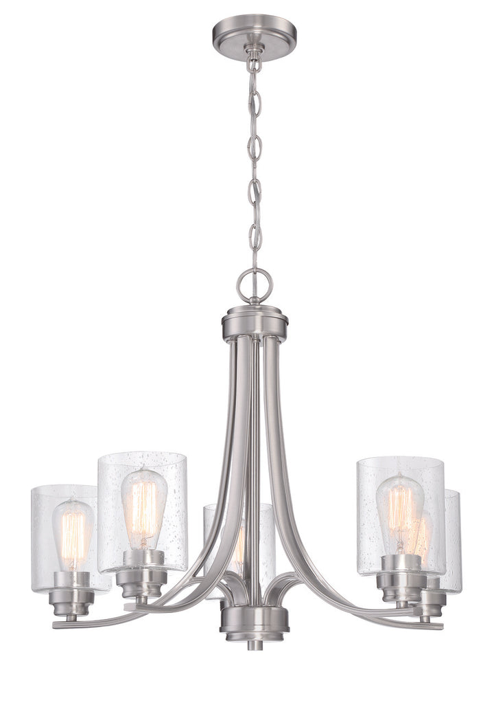 Bolden Chandelier in Brushed Polished Nickel by Craftmade