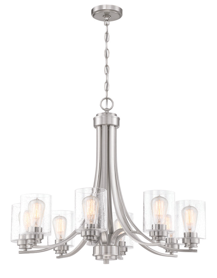 Bolden Chandelier in Brushed Polished Nickel by Craftmade