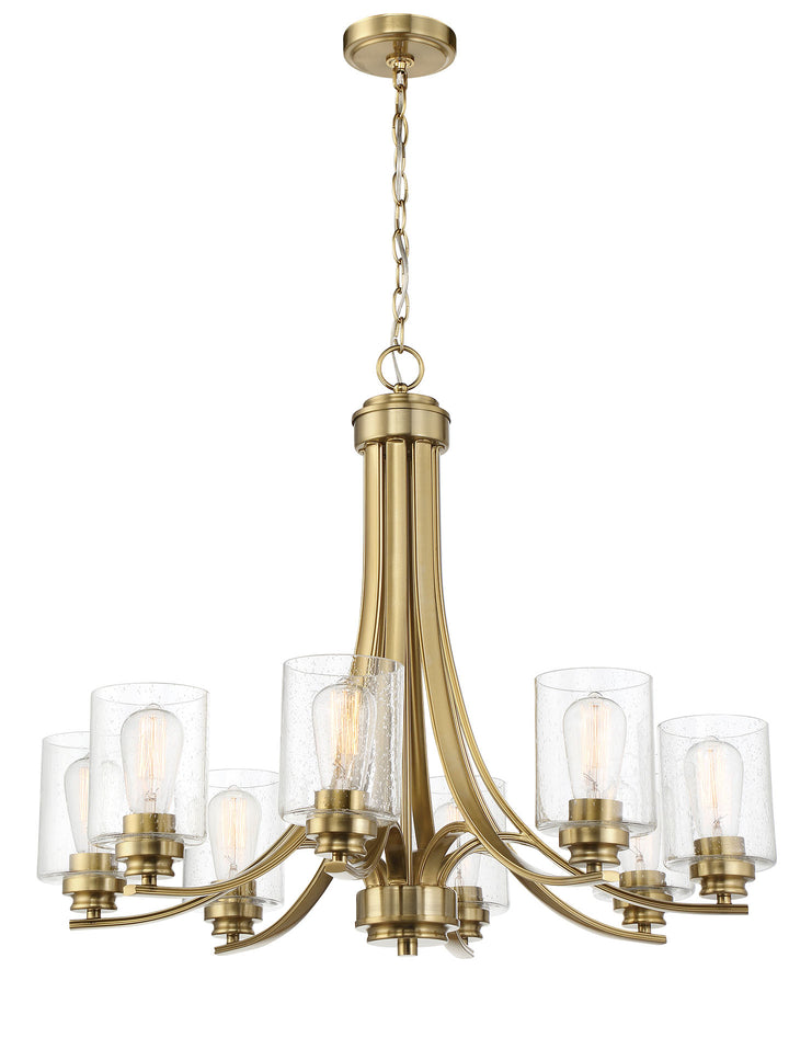 Bolden Chandelier in Satin Brass by Craftmade