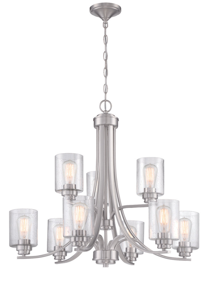Bolden Chandelier in Brushed Polished Nickel by Craftmade