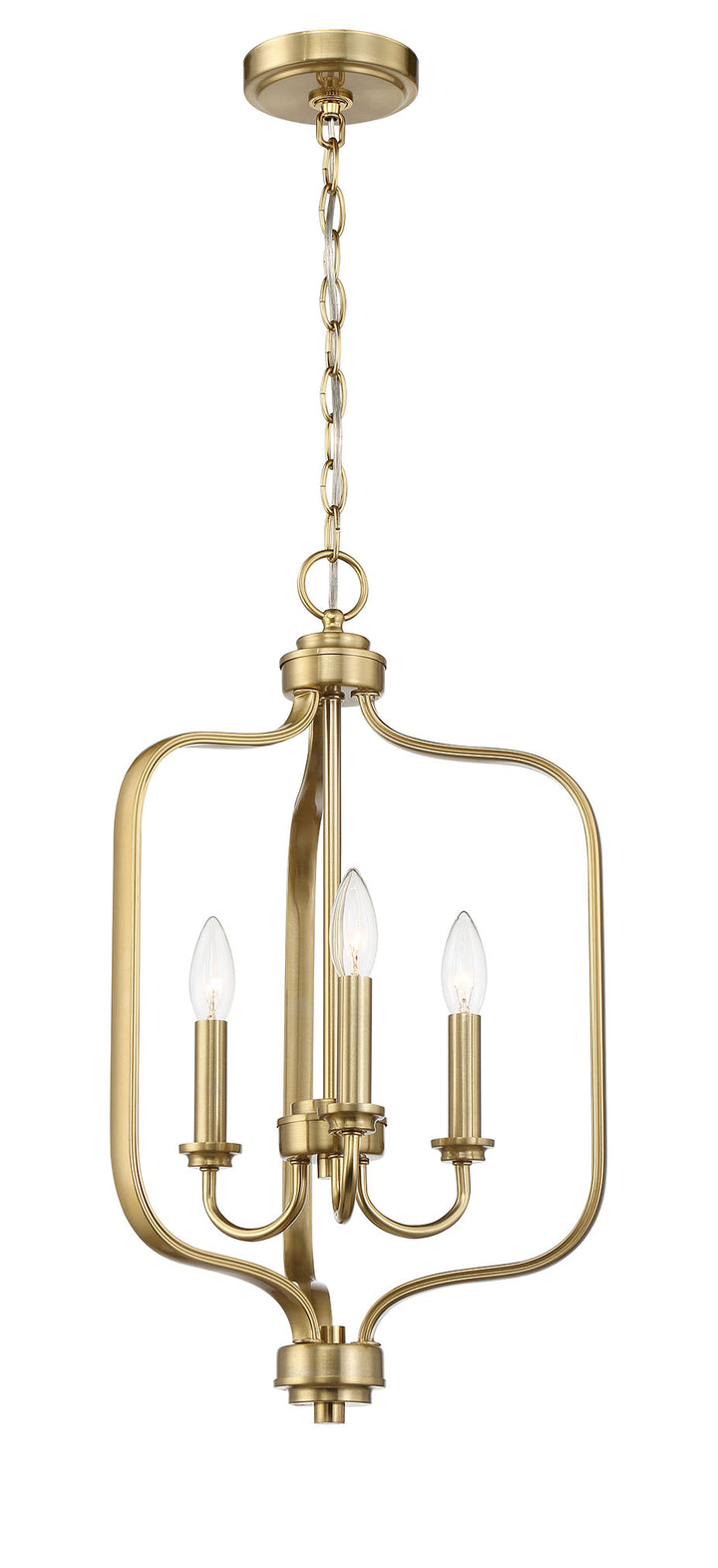Bolden Foyer Pendant in Satin Brass by Craftmade