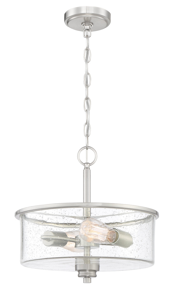 Bolden 2-Light Convertible Semi-Flush Mount in Brushed Polished Nickel by Craftmade
