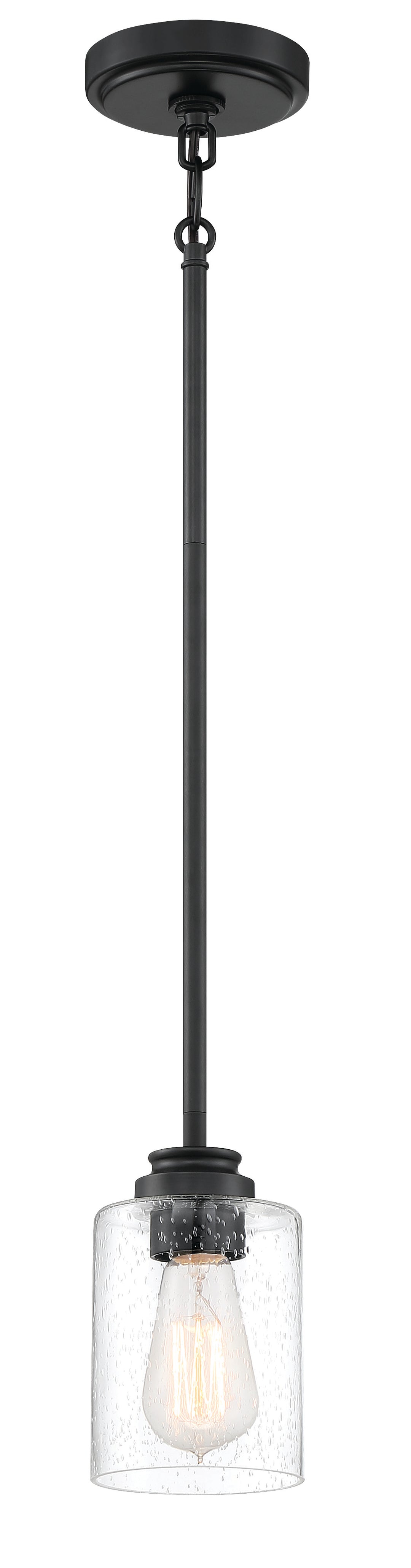 Bolden Pendant in Flat Black by Craftmade
