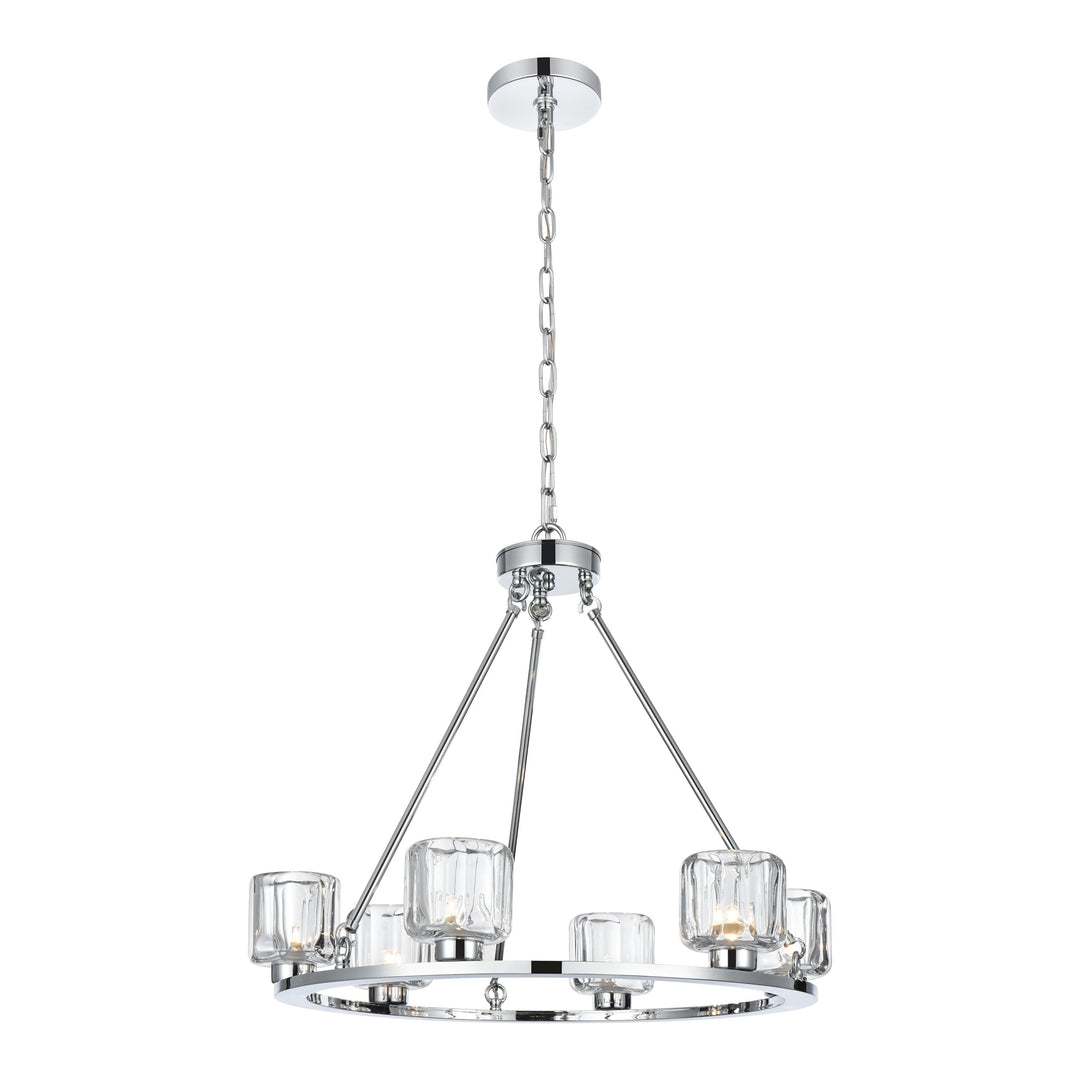 Cadence Chandelier in Chrome by Elegant