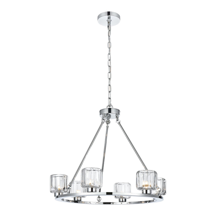 Cadence Chandelier in Chrome by Elegant