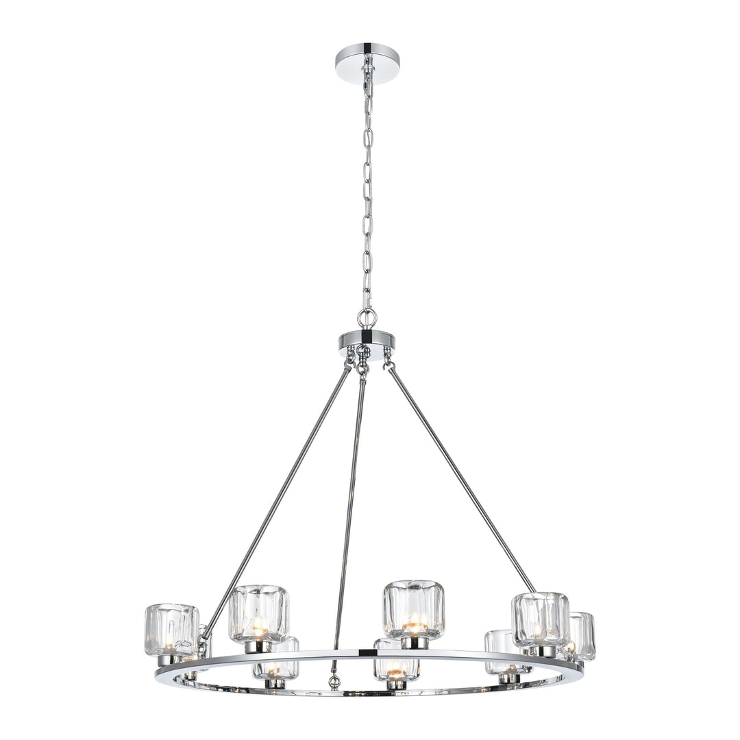 Cadence Chandelier in Chrome by Elegant