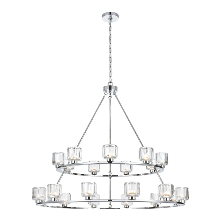 Cadence Chandelier in Chrome by Elegant