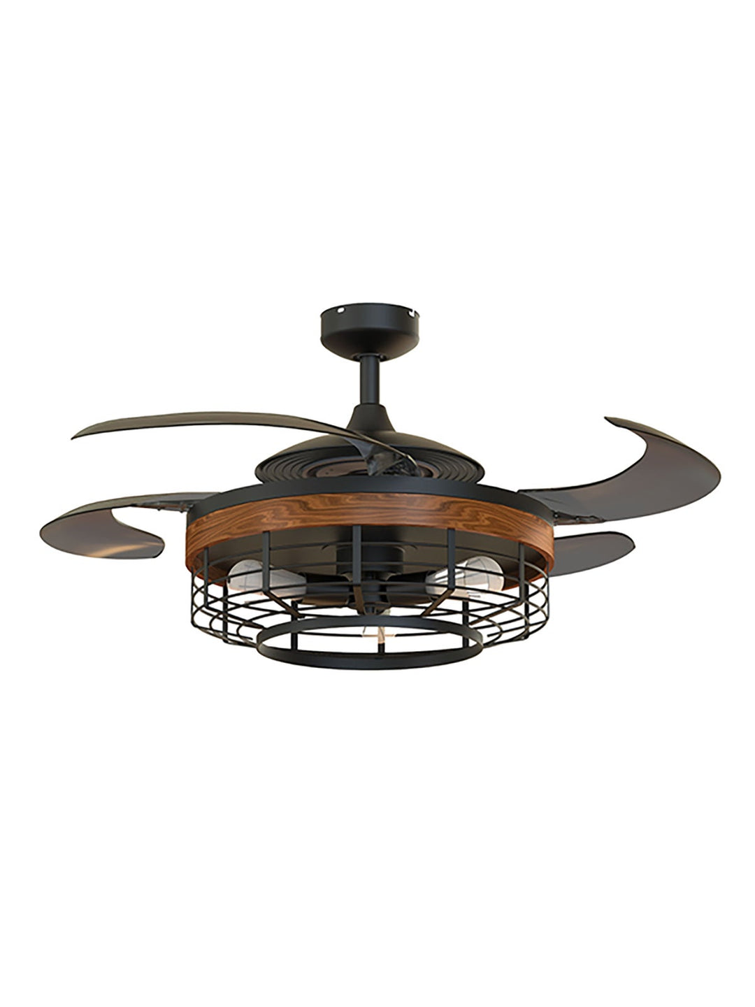 Fanaway Montclair 48" Retractable Blade Ceiling Fan with LED Light