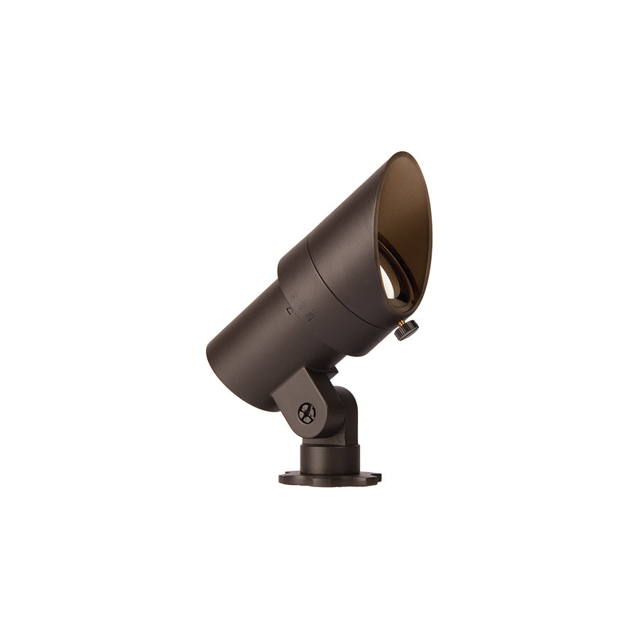 Mini Accent 12V Landscape Accent Luminaire in Bronze on Brass by WAC Lighting