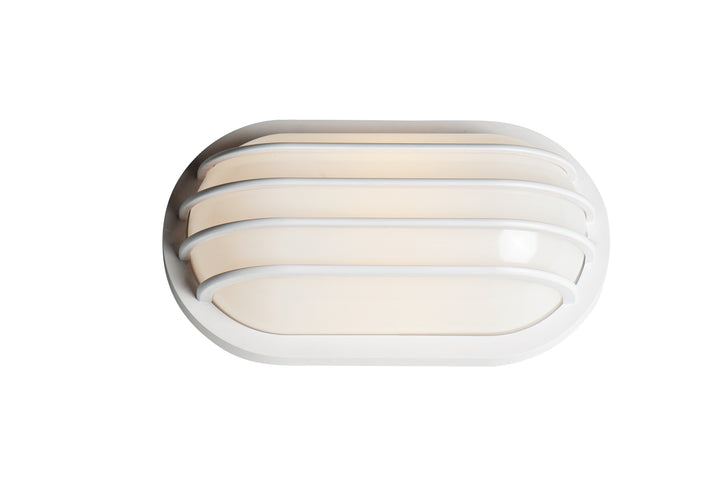 Bulwark 1-Light LED Outdoor Wall Sconce White