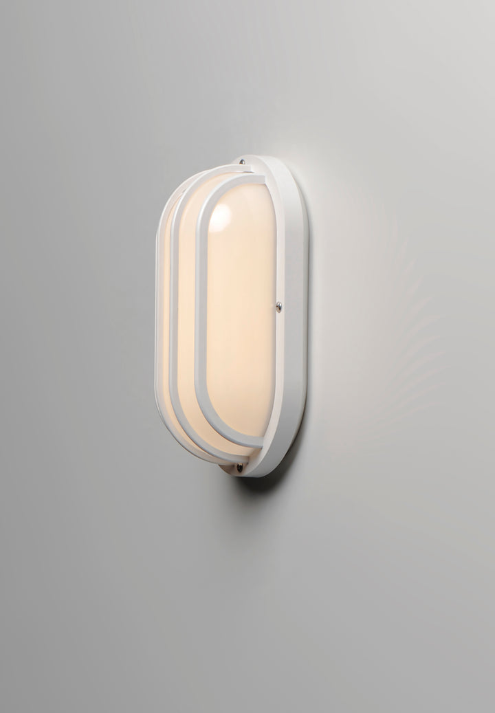 Bulwark 1-Light LED Outdoor Wall Sconce White alternate view
