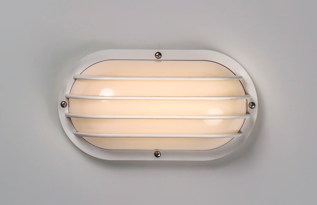 Bulwark 1-Light LED Outdoor Wall Sconce White alternate view