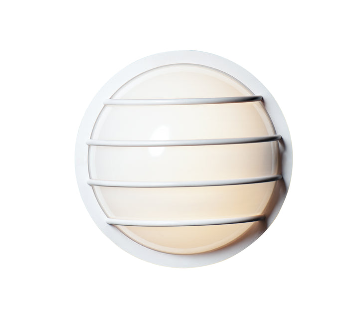 Bulwark 1-Light LED Outdoor Wall Sconce White
