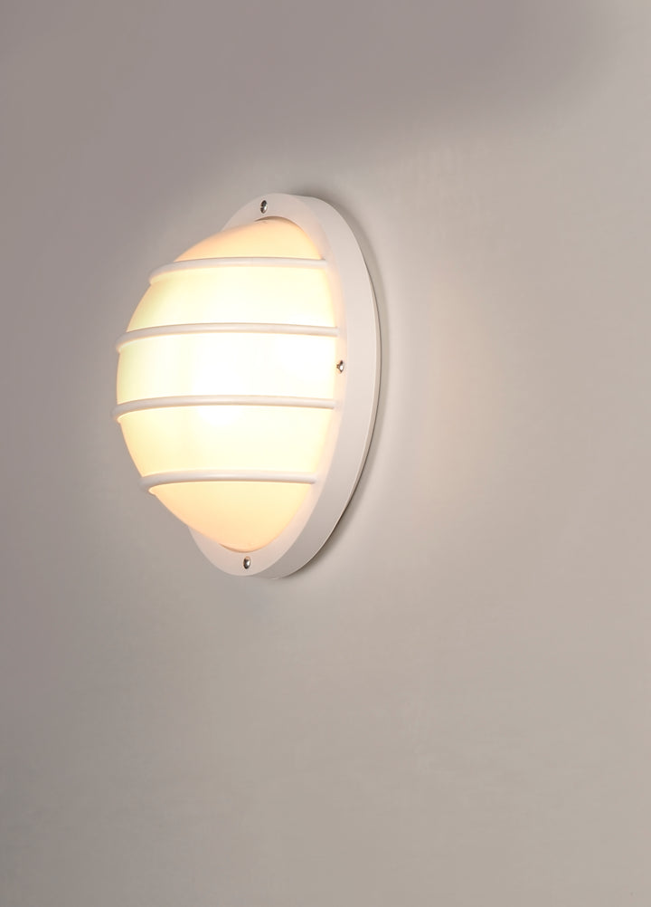 Bulwark 1-Light LED Outdoor Wall Sconce White alternate view