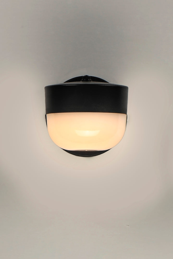 Michelle LED Outdoor Wall Sconce w/Photocell Black alternate view