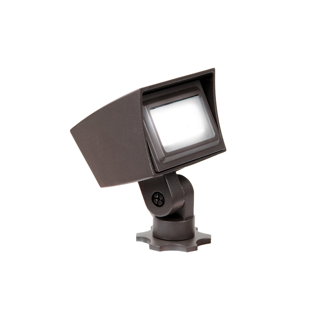 Mini Wall-Wash 12V Dual CCT Selectable 2700K/3000K in Bronze on Brass by WAC Lighting