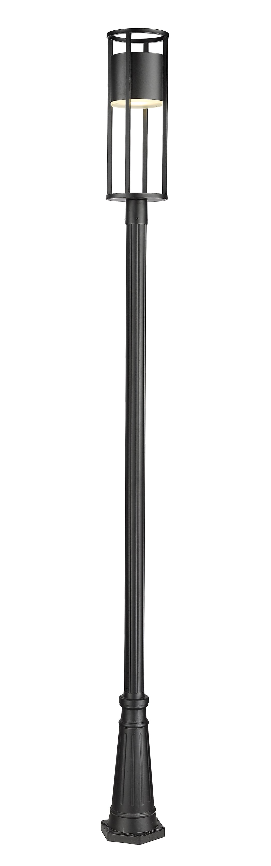 Luca - LED 1 Light Outdoor Post Light (517PHM-567P-BK)