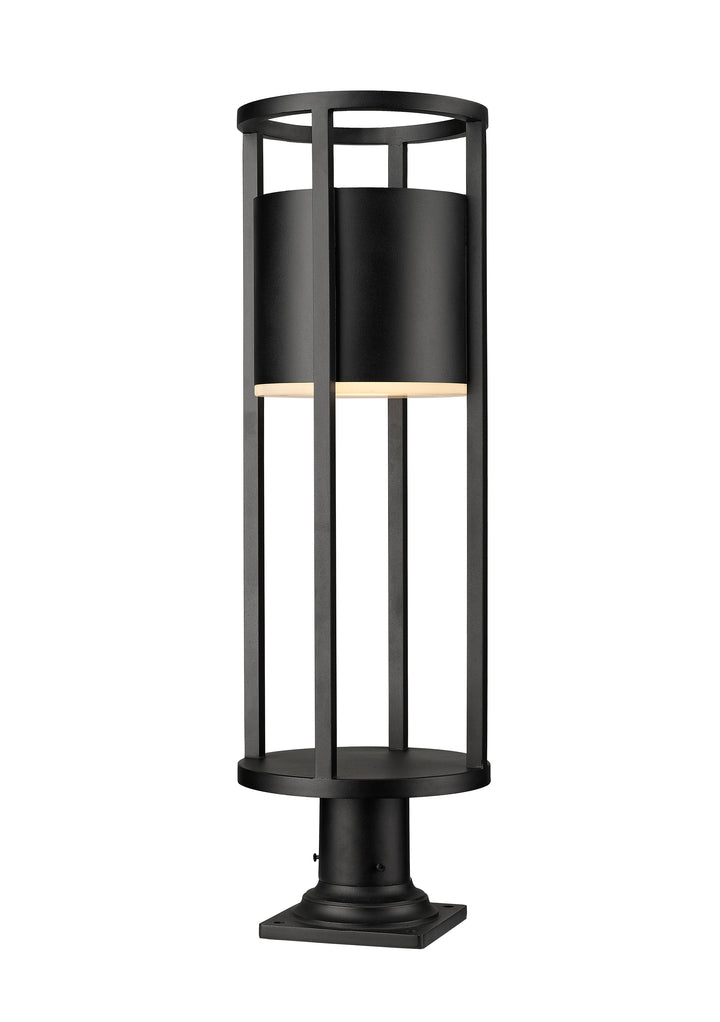 Luca - LED 1 Light Outdoor Pier Mount Light (517PHB-533PM-BK)