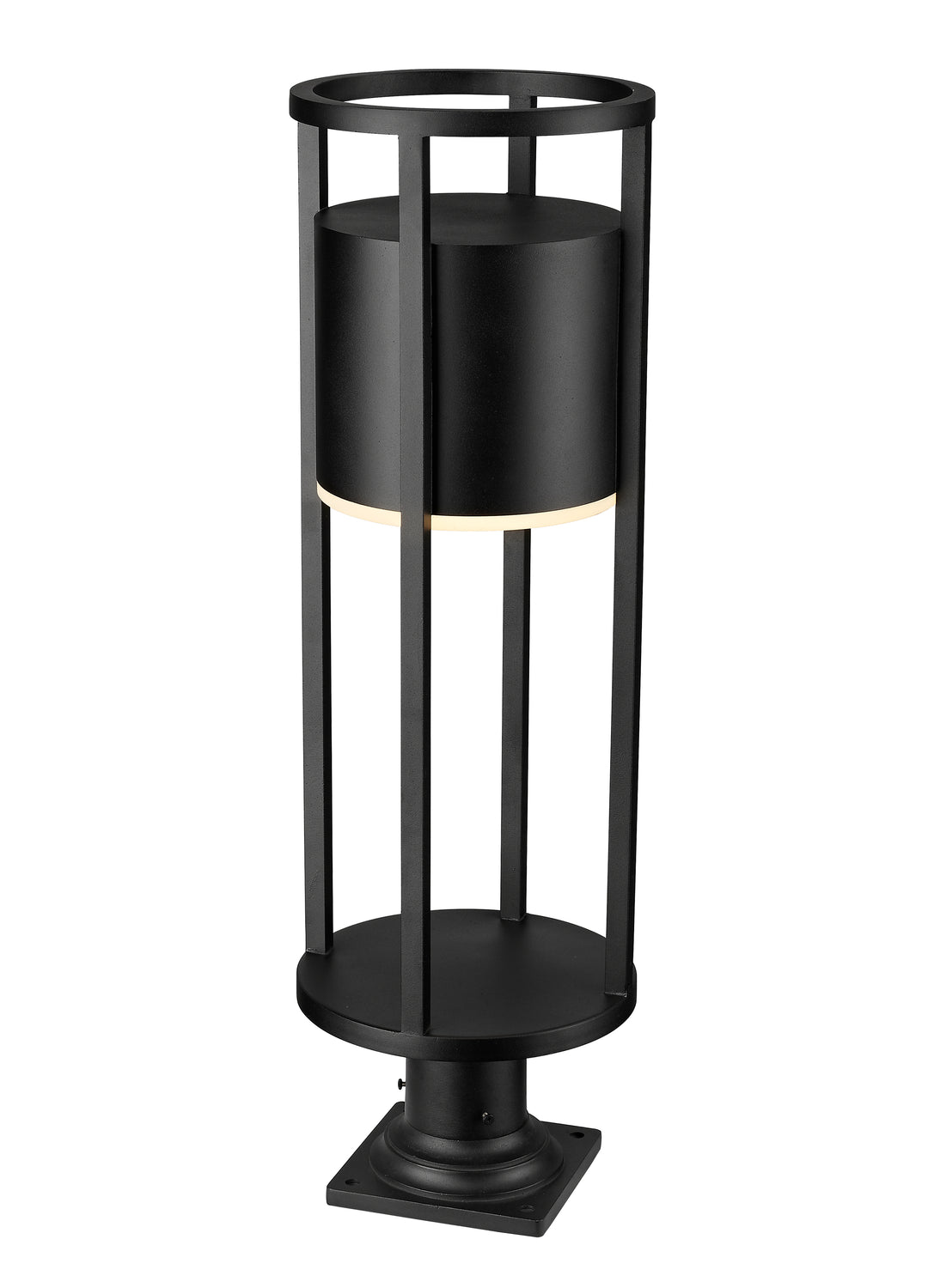 Luca - LED 1 Light Outdoor Pier Mount Light (517PHB-533PM-BK)