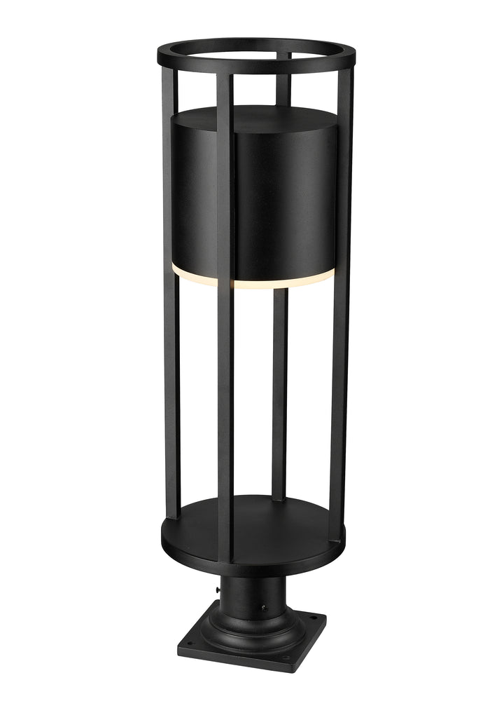 Luca - LED 1 Light Outdoor Pier Mount Light (517PHB-533PM-BK)