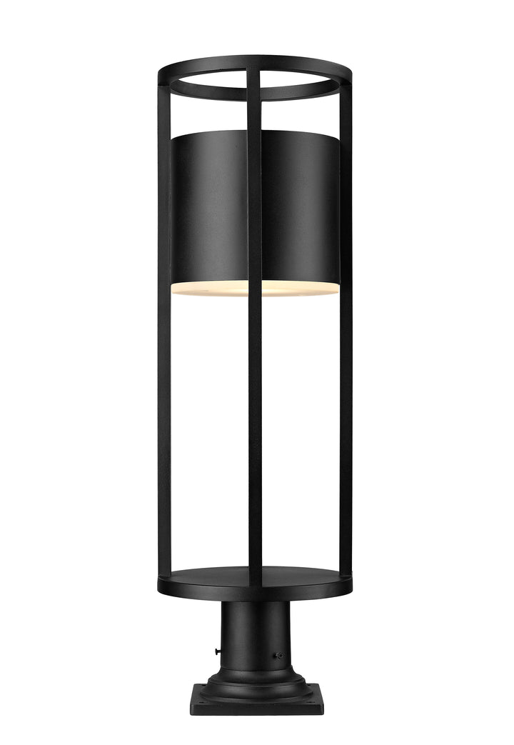 Luca - LED 1 Light Outdoor Pier Mount Light (517PHB-533PM-BK)