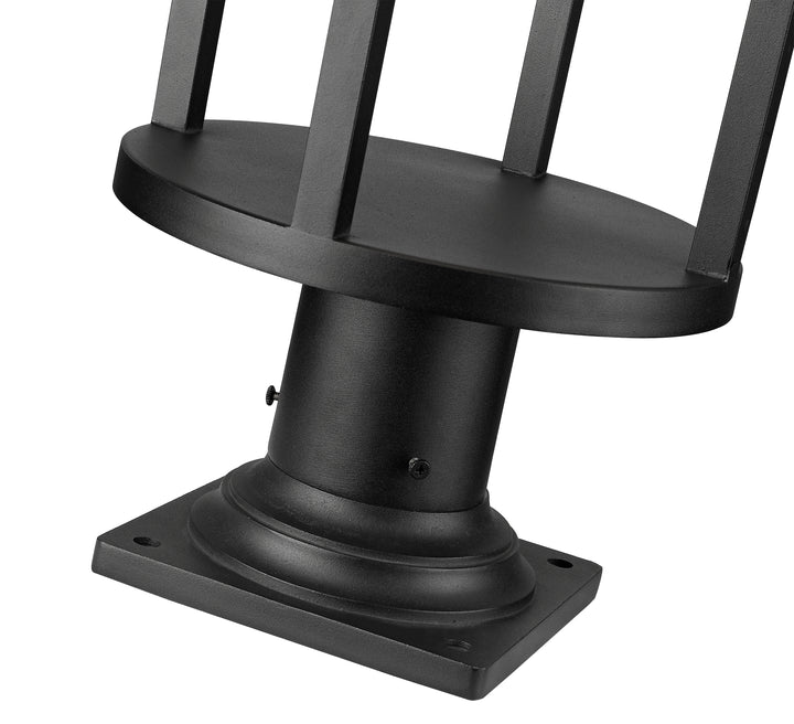 Luca - LED 1 Light Outdoor Pier Mount Light (517PHB-533PM-BK)