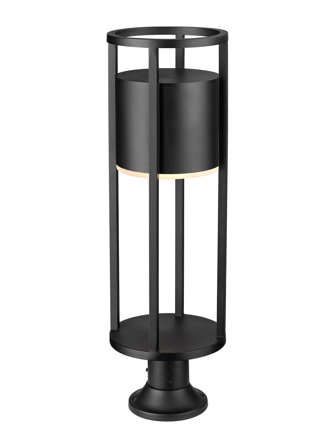 Luca - LED 1 Light Outdoor Pier Mount Light (517PHB-553PM-BK)
