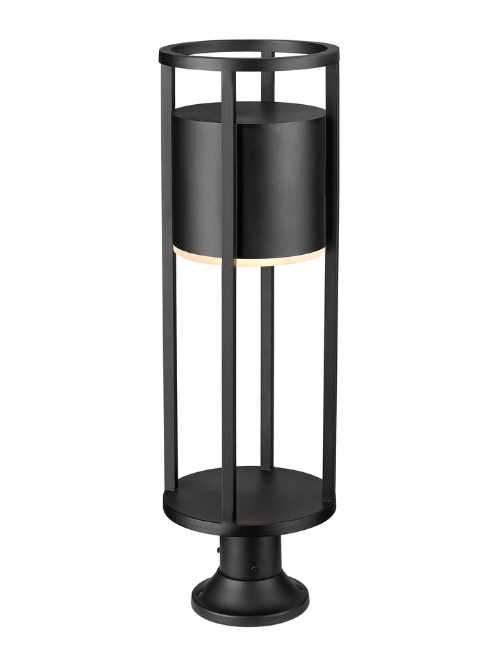 Luca - LED 1 Light Outdoor Pier Mount Light (517PHB-553PM-BK)