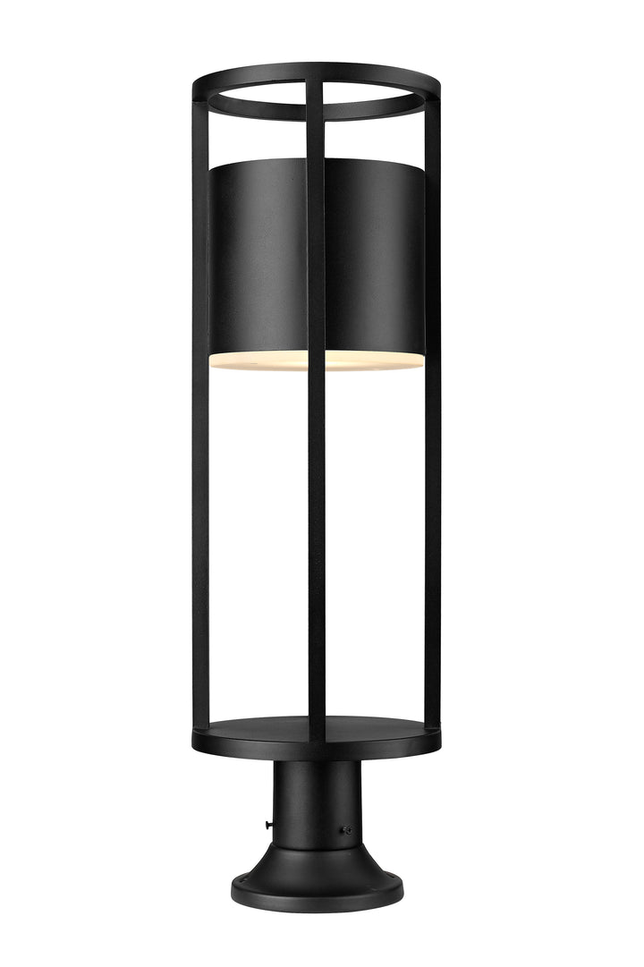 Luca - LED 1 Light Outdoor Pier Mount Light (517PHB-553PM-BK)