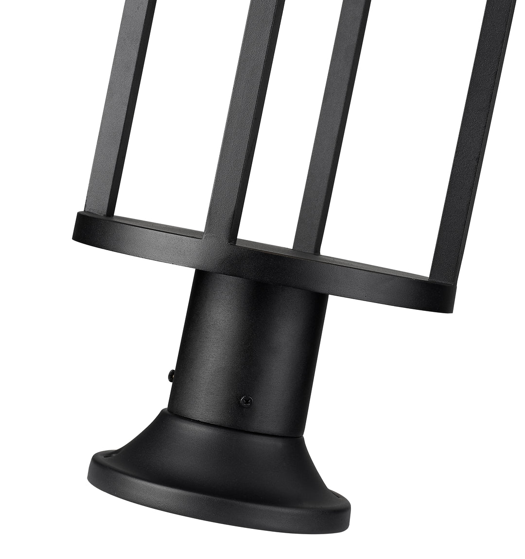 Luca - LED 1 Light Outdoor Pier Mount Light (517PHB-553PM-BK)