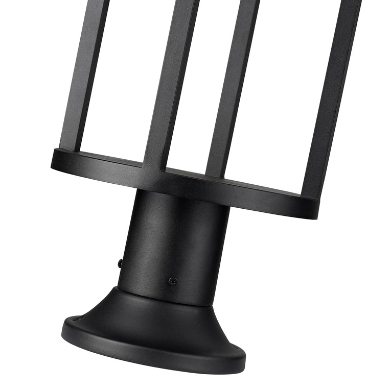 Luca - LED 1 Light Outdoor Pier Mount Light (517PHB-553PM-BK)