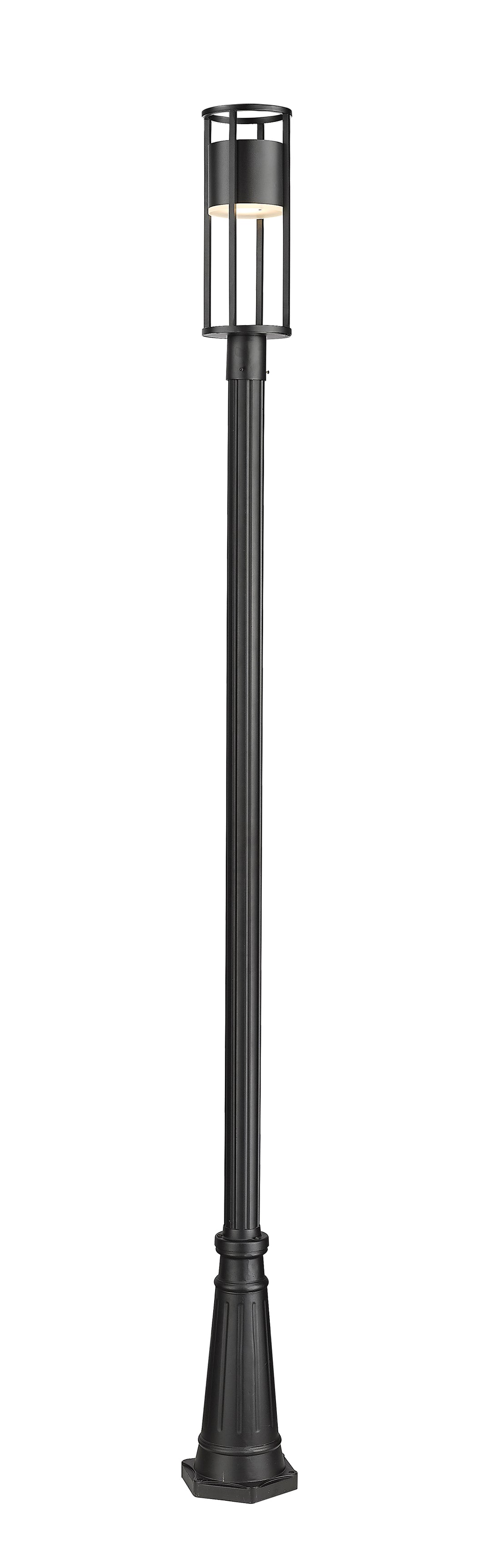 Luca - LED 1 Light Outdoor Post Light (517PHM-567P-BK)