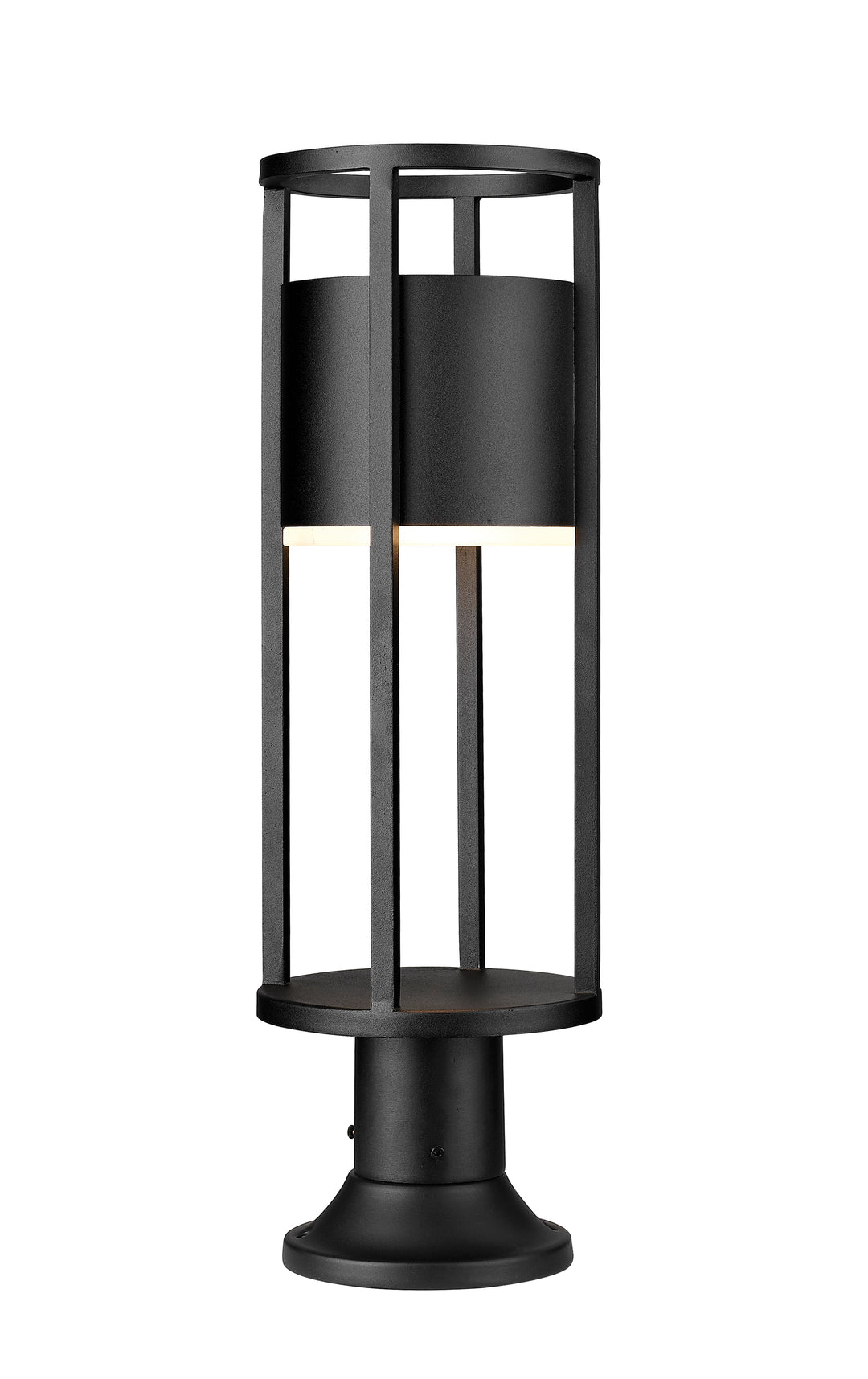 Luca - LED 1 Light Outdoor Pier Mount Light (517PHM-553PM-BK)