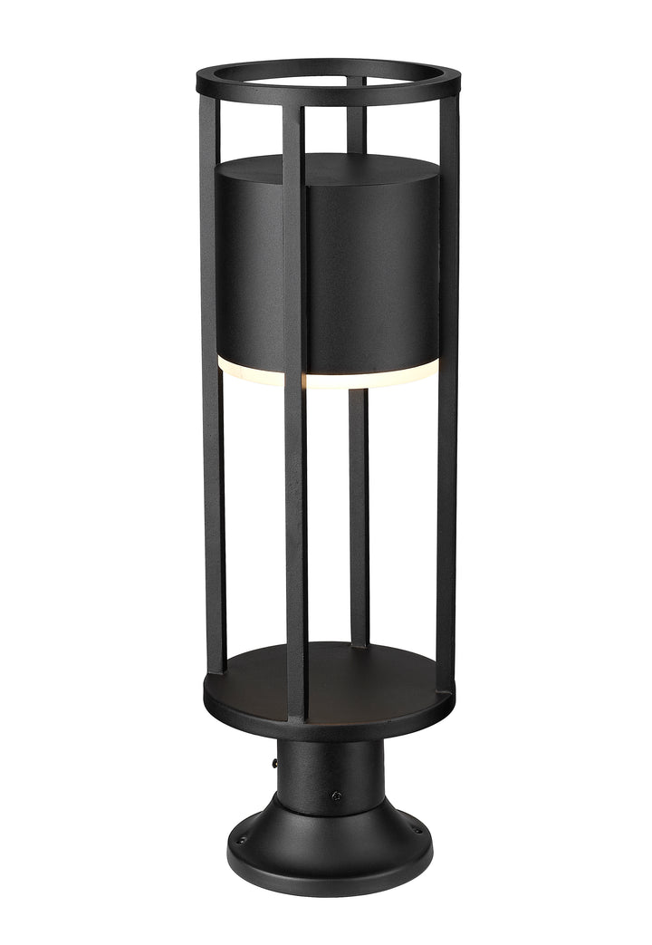 Luca - LED 1 Light Outdoor Pier Mount Light (517PHM-553PM-BK)