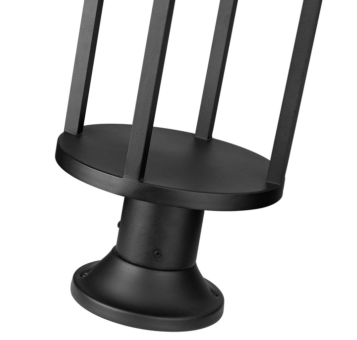Luca - LED 1 Light Outdoor Pier Mount Light (517PHM-553PM-BK)