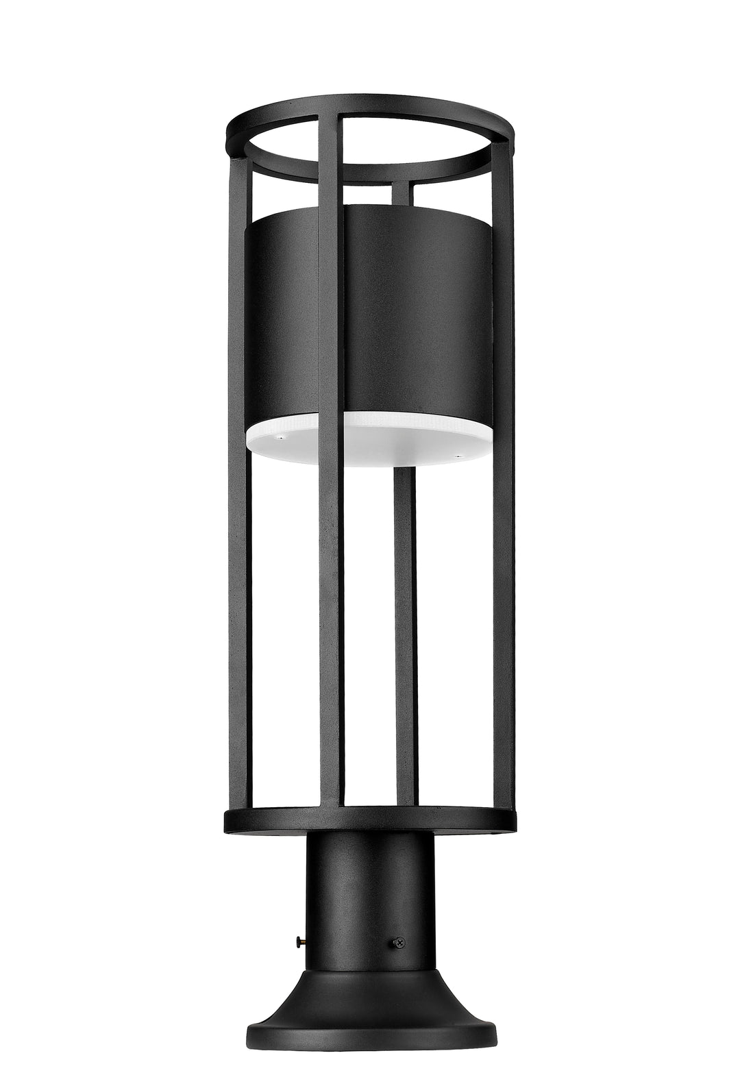Luca - LED 1 Light Outdoor Pier Mount Light (517PHM-553PM-BK)