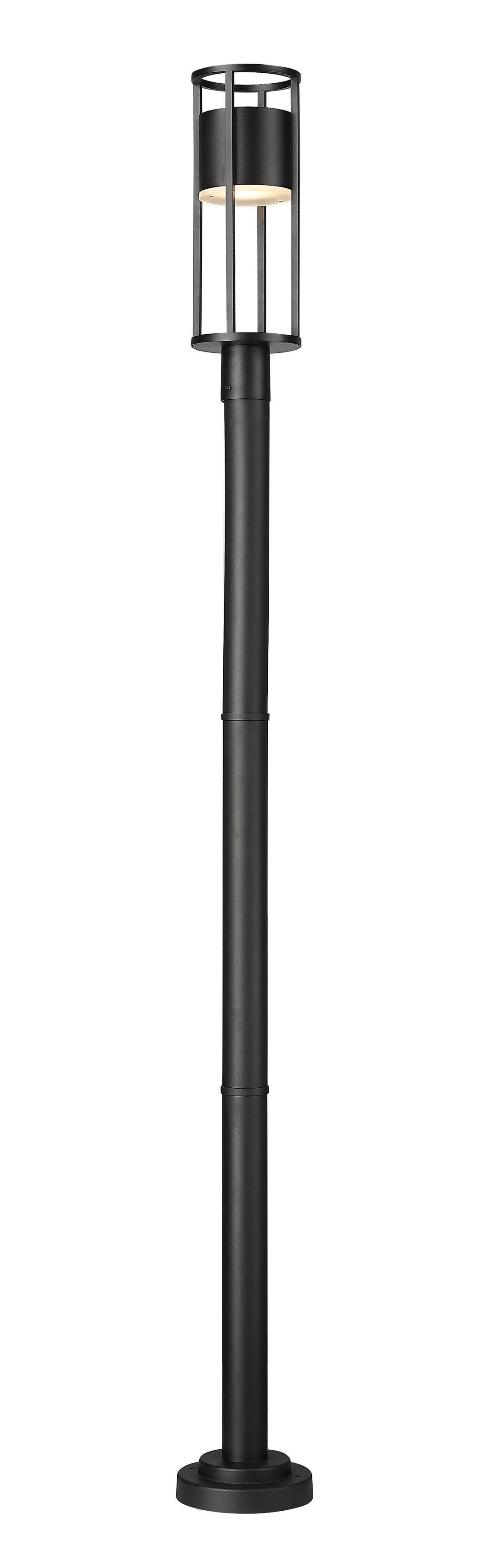 Luca - LED 1 Light Outdoor Post Light (517PHM-567P-BK)
