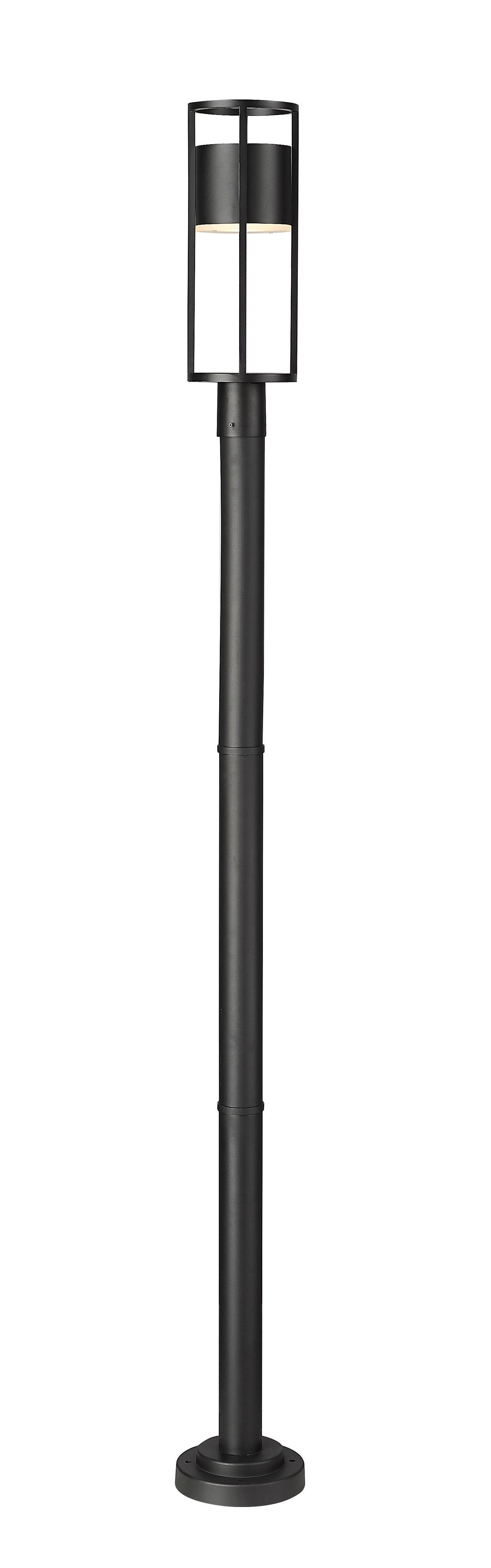 Luca - LED 1 Light Outdoor Post Light (517PHM-567P-BK)